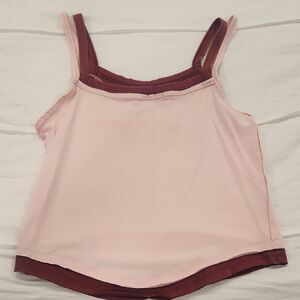 We The Free Pink and Maroon Camisole